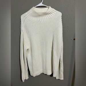 GAP Cream Cowl Neck Sweater. Size Women’s Medium.